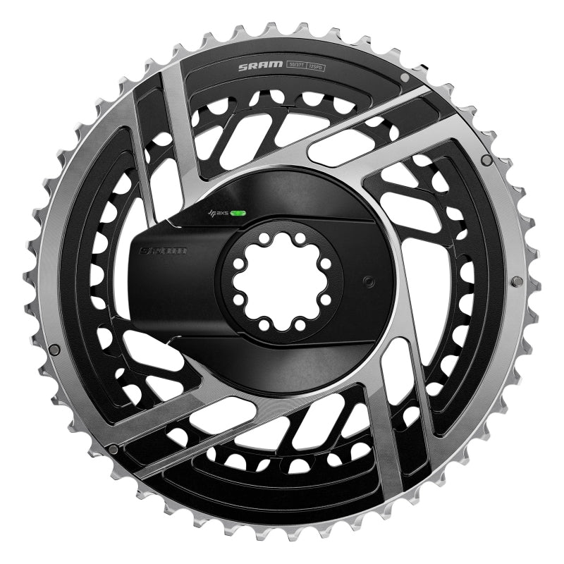 SRAM RED AXS 2x Power Meter Chainring Kit - 46/33t 2x12-Speed 8-Bolt Direct Mount BLK/Silver E1-Goodwynn'sGoodwynn's