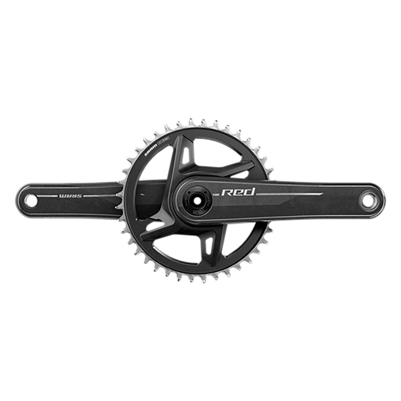 SRAM Red 1x XPLR E1 Crankset Speed: 12/13 Spindle: 28.99mm BCD: Direct Mount SRAM 8 Bolt 42 DUB 160mm Black Road Disc-Goodwynn'sGoodwynn's