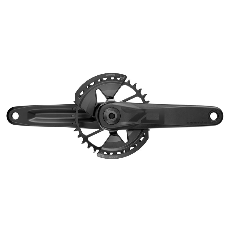 SRAM Eagle 70 T-Type Wide Crankset - 165mm 12-Speed 32t Chainring Direct Mount 2-Guards DUB Spindle Interface BLK