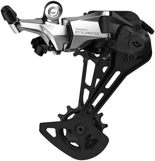 Shimano CUES RD-U6000-GS Rear Derailleur - 10/11-Speed Shadow Plus Design Direct Attach Medium Cage Silver-Goodwynn's