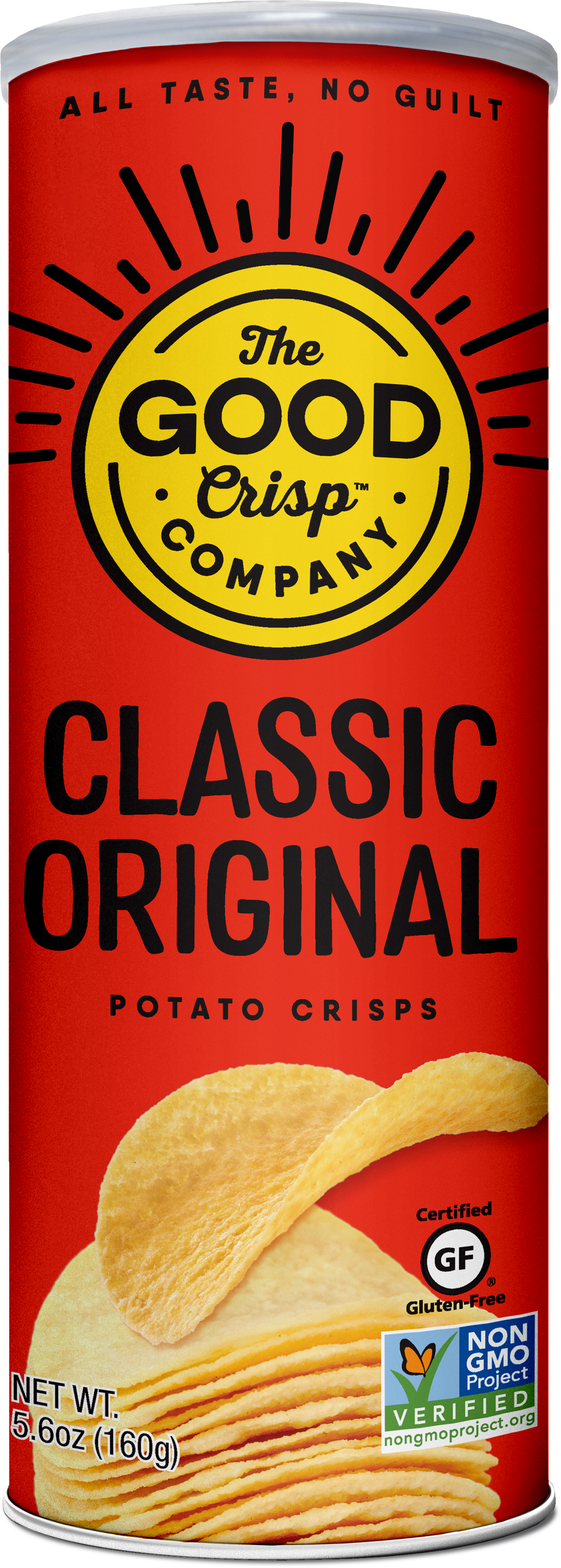 The Good Crisp Company - Classic Original Chips - 5.6oz Cans (Case of 8)-Goodwynn'sGoodwynn's