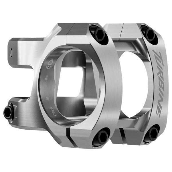 Race Face Turbine Stem (35.0) 0mm x 32mm Silver-Goodwynn'sGoodwynn's