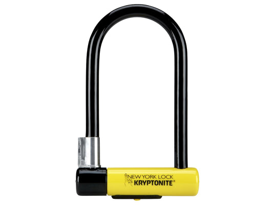 Kryptonite New York U-Lock - 4 x 8" Keyed Black Includes bracket-Goodwynn's