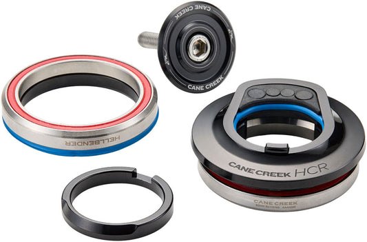 Cane Creek HCR Headset - Hidden Cable Routing IS52/28.6/H7 Upper | IS52/40 Lower Tapered BLK-Goodwynn's