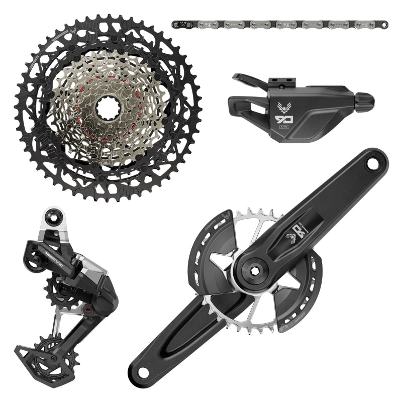 SRAM Eagle 90 T-Type Groupset - 175mm Wide Crank 32t Chainring Trigger Shifter 10-52t 12-Speed Cassette Rear Derailleur Chain-Goodwynn'sGoodwynn's