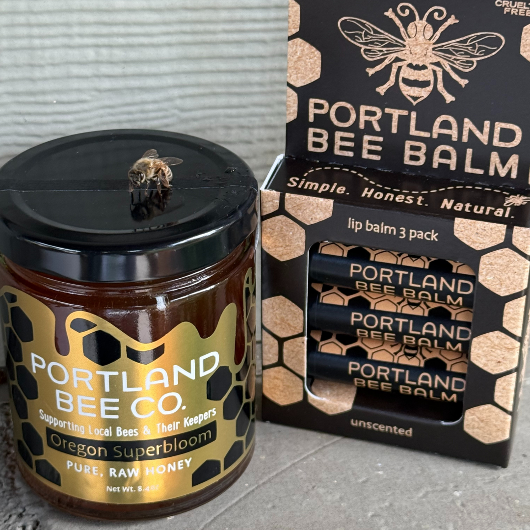 Portland Bee Balm - Superbloom Raw Honey – Pure, Unfiltered 8.4 oz Jar