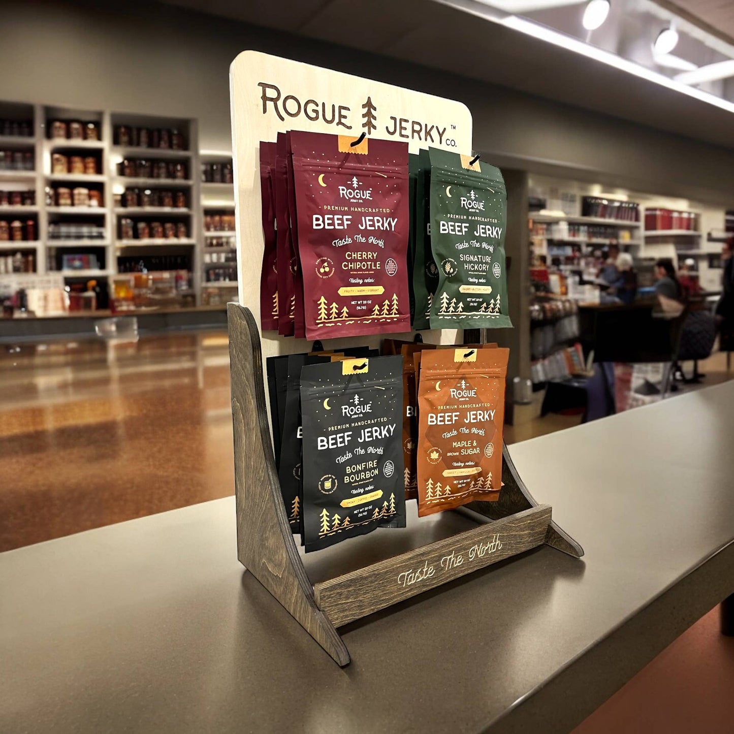 Rogue Jerky Co. - FREE Display Package: 16 Of Each Beef Jerky Flavor!