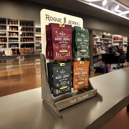 Rogue Jerky Co. - FREE Display Package: 16 Of Each Beef Jerky Flavor!