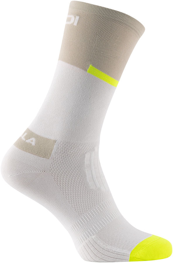 SIDI Neo Socks - White/Sand 20cm Fits Sizes 40-43-Goodwynn'sGoodwynn's