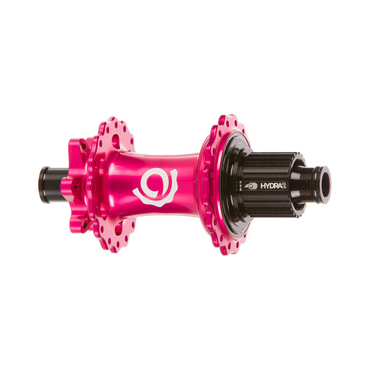 Industry Nine Hydra 2 Boost MicroSpline Disc Hub Rear 32H 12mm TA 148mm Shimano Micro Spline Pink-Goodwynn's