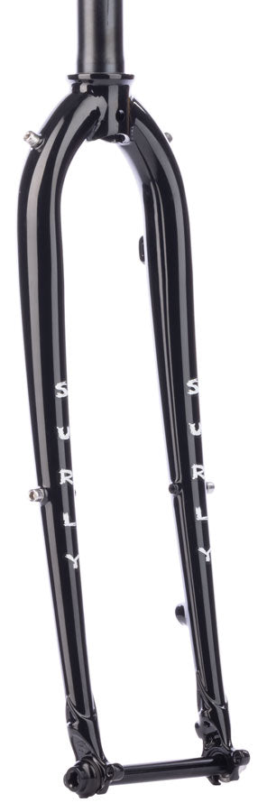 Surly Straggler Thru-Axle Fork - 650b 390mm 1-1/8" Straight Steerer Steel BLK-Goodwynn'sGoodwynn's