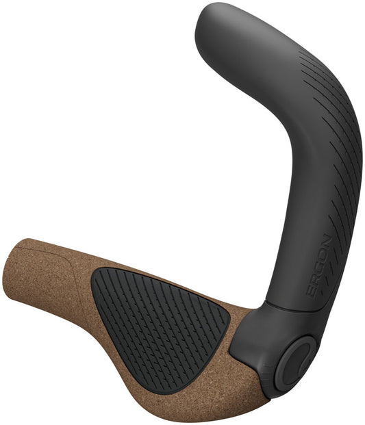 Ergon GP5 Evo BioKork Grips - Lock-On Small Black/Tan-Goodwynn's