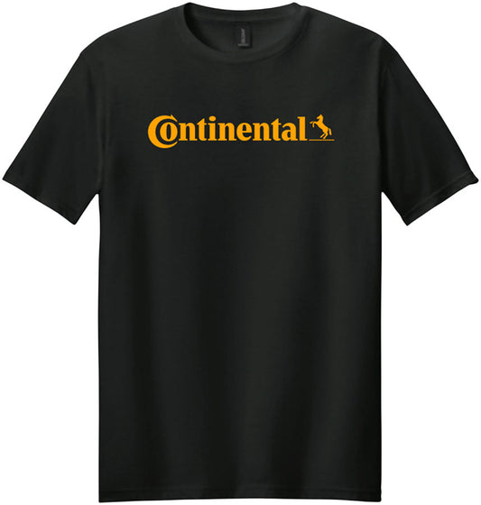 Continental Logo T-Shirt - Black Small-Goodwynn's
