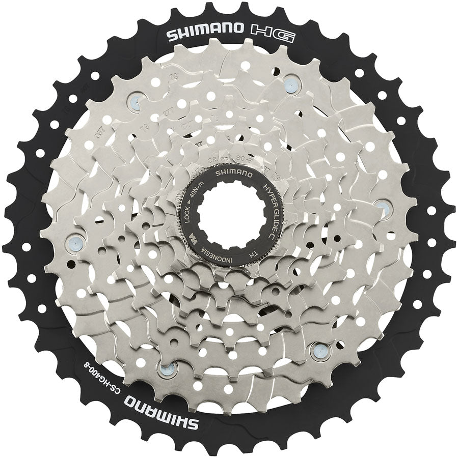 Shimano CS-HG400-8 Cassette - 8 Speed 11-45t Silver-Goodwynn'sGoodwynn's