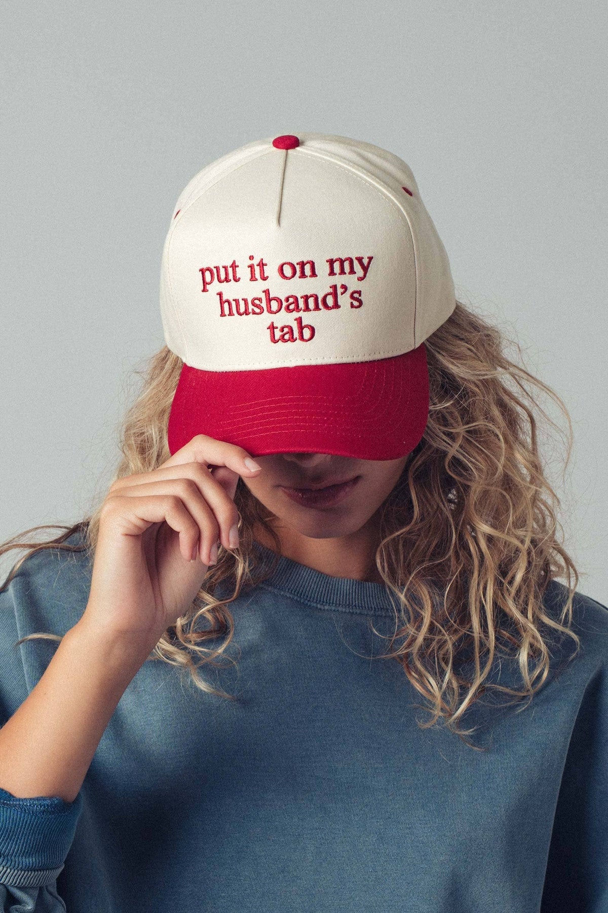 Urban Daizy - Put It On My Husbands Tab Trucker Hat-Goodwynn'sGoodwynn's