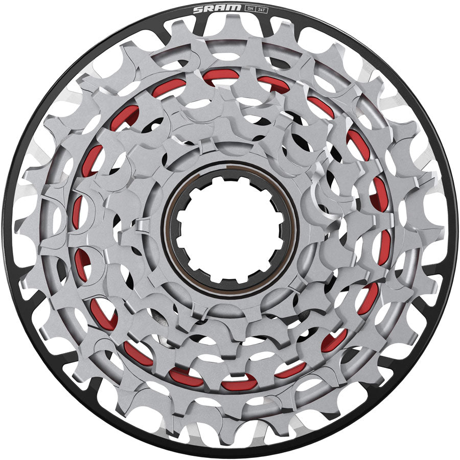 SRAM XX Downhill XS-797 T-Type Cassette - 7-Speed 10-24t For XD Driver Silver-Goodwynn'sGoodwynn's