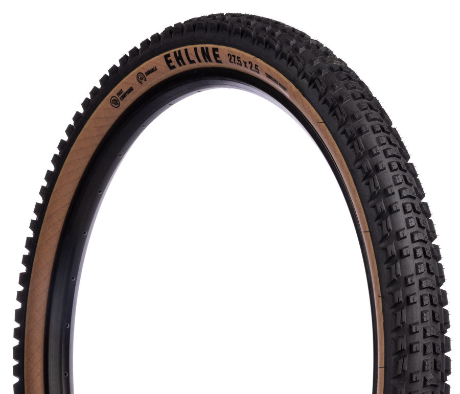 Teravail Ehline Tire - 27.5 x 2.5 Tubeless Folding Tan Durable Fast Compound-Goodwynn'sGoodwynn's