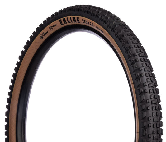 Teravail Ehline Tire - 27.5 x 2.5 Tubeless Folding Tan Durable Fast Compound-Goodwynn's