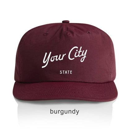Endless August Supply Co. - Custom Nylon Hat | Script City Customizable Hat | Name Drop