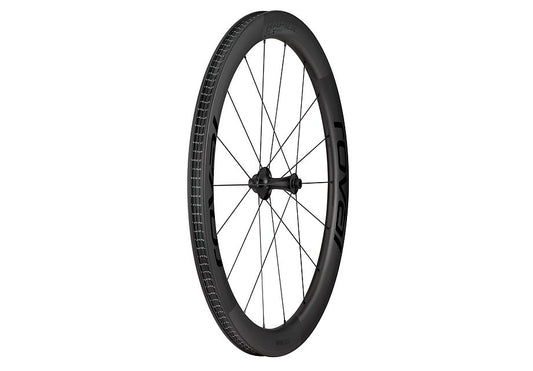 Roval rapide clx front front wheel satin carbon/gloss black 700c-Goodwynn's
