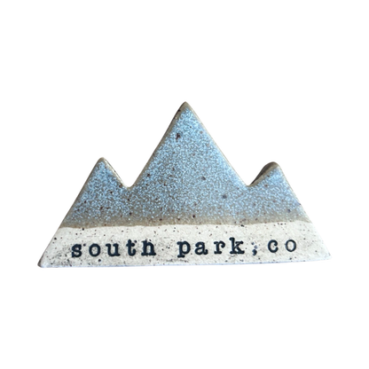 Mountain Bound Pottery - Customizable Mountain Magnet- MADE TO ORDER