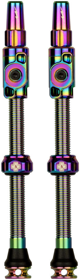 Muc-Off Big Bore Lite Tubeless Valve Stems - 2XLarge 70mm  Iridescent-Goodwynn'sGoodwynn's
