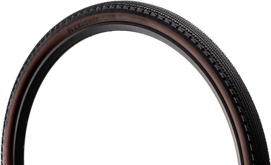 Kenda Crusher Tire - 700 x 45 Tubeless Folding BLK/Coffee Race Pace K-Series