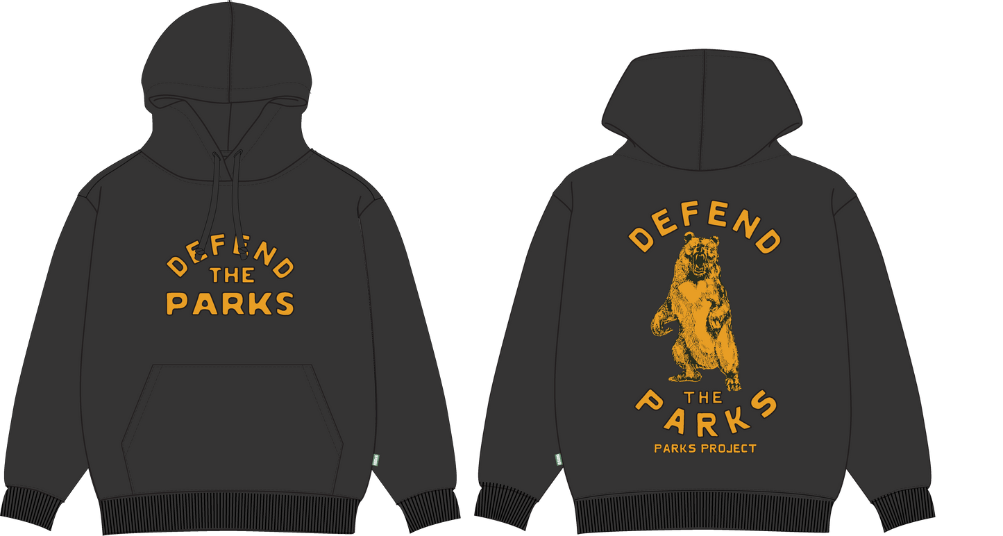 Parks Project - Defend the Parks Bear Hoodie