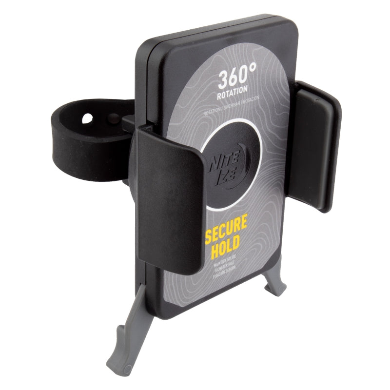 Nite ize Squeeze Rotating Smartphone Bar Mount Silicone Strap Uiniversal Black-Goodwynn'sGoodwynn's