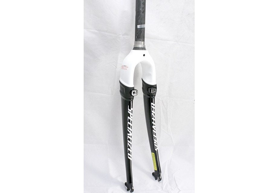 Specialized tricross tricross sw carbon 43mm 1-1/8 raised race carbon/wht-Goodwynn'sGoodwynn's