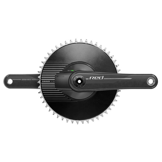 SRAM Red AXS 1x Aero Power Meter E1 Power Meter Crankset Speed: 12 Spindle: 28.99mm BCD: Direct Mount SRAM 8 Bolt 50 DUB 160mm Black Road-Goodwynn's