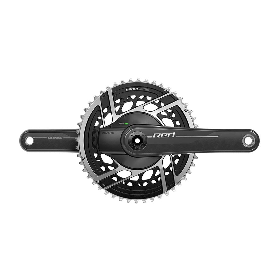 SRAM RED AXS Power Meter Crankset - 160mm 2x 12-Speed 48/35t 8-Bolt Direct Mount DUB Spindle Interface Natural Carbon E1-Goodwynn'sGoodwynn's