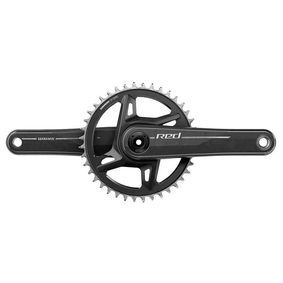 SRAM Red 1x XPLR E1 Crankset Speed: 12/13 Spindle: 28.99mm BCD: Direct Mount SRAM 8 Bolt 42 DUB 167.5mm Black Road Disc-Goodwynn'sGoodwynn's