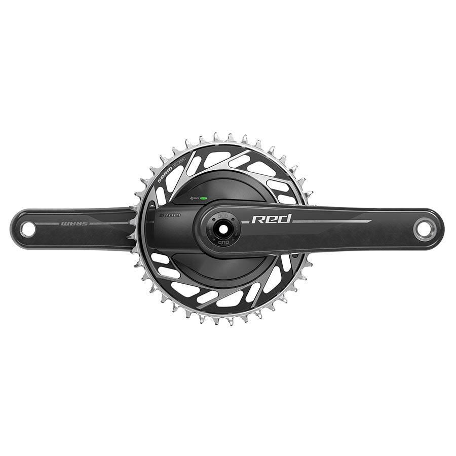 SRAM RED 1x XPLR AXS Power Meter Wide Crankset - 172.5mm 13-Speed 40t Threaded Mount 8-Bolt PM Spider DUB Spindle Natural Carbon E1-Goodwynn'sGoodwynn's