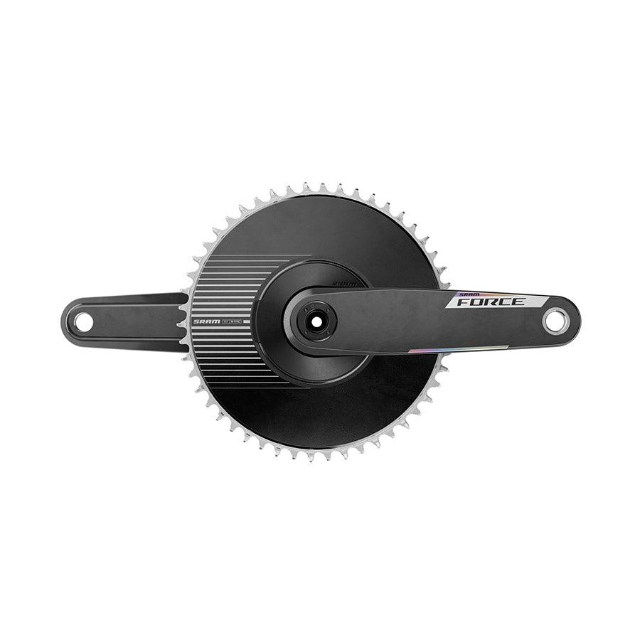 SRAM Force 1x Aero E1 Crankset Speed: 12/13 Spindle: 28.99mm BCD: Direct Mount SRAM 8 Bolt 50 DUB 170mm Black Road-Goodwynn'sGoodwynn's
