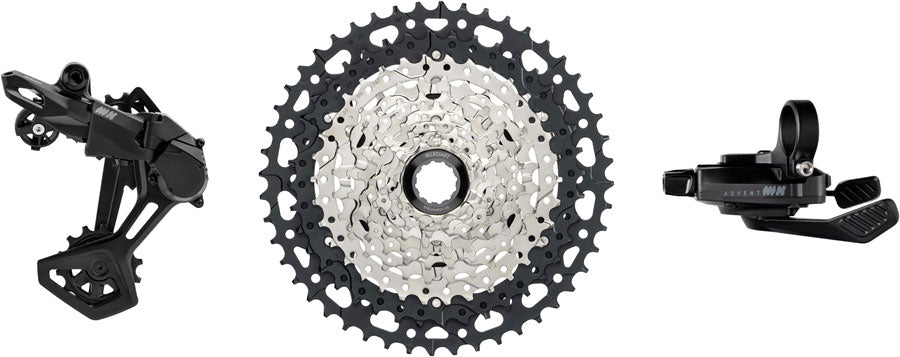 microSHIFT Advent MX 1x10-Speed Groupset - MX Trail Shifter MX Rear Derailleur Steel Cage Clutched 11-48t Cassette For HG Driver-Goodwynn'sGoodwynn's