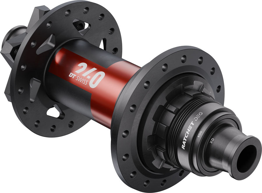 DT Swiss 240 DEG Rear Hub - 12 x 148mm 6-Bolt XD Slim BLK/Red 32H DEG 90 DF-Goodwynn'sGoodwynn's