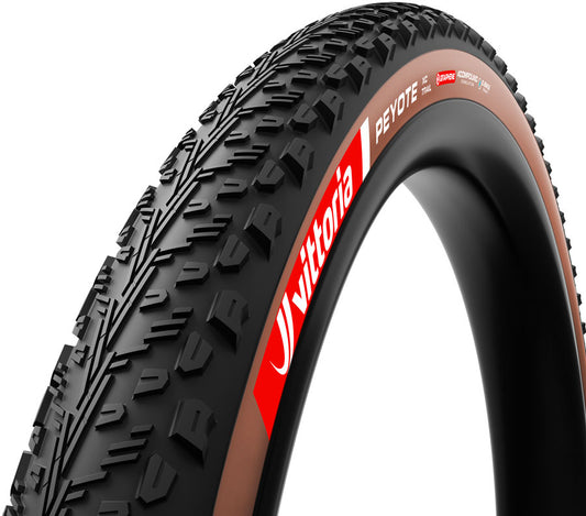 Vittoria Peyote XC Trail Tire - 29 x 2.40 Tubeless Folding BLK/Brown 4C Graphene-Goodwynn's
