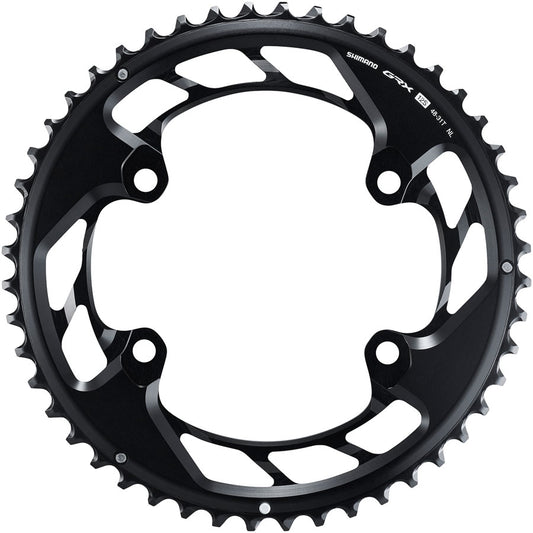 Shimano GRX FC-RX820-2 Chainring - 48t Outer Ring 110 BCD For 2x 12-Speed BLK-Goodwynn's