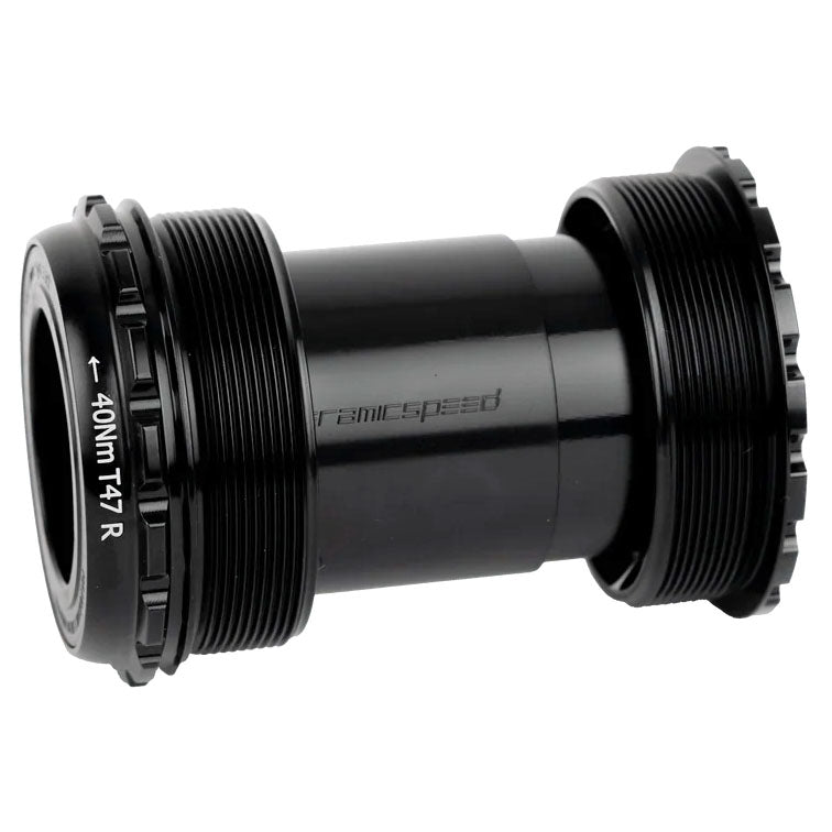 CeramicSpeed T47a Threaded BB Alpha Gravel SRAM DUB Black-Goodwynn'sGoodwynn's