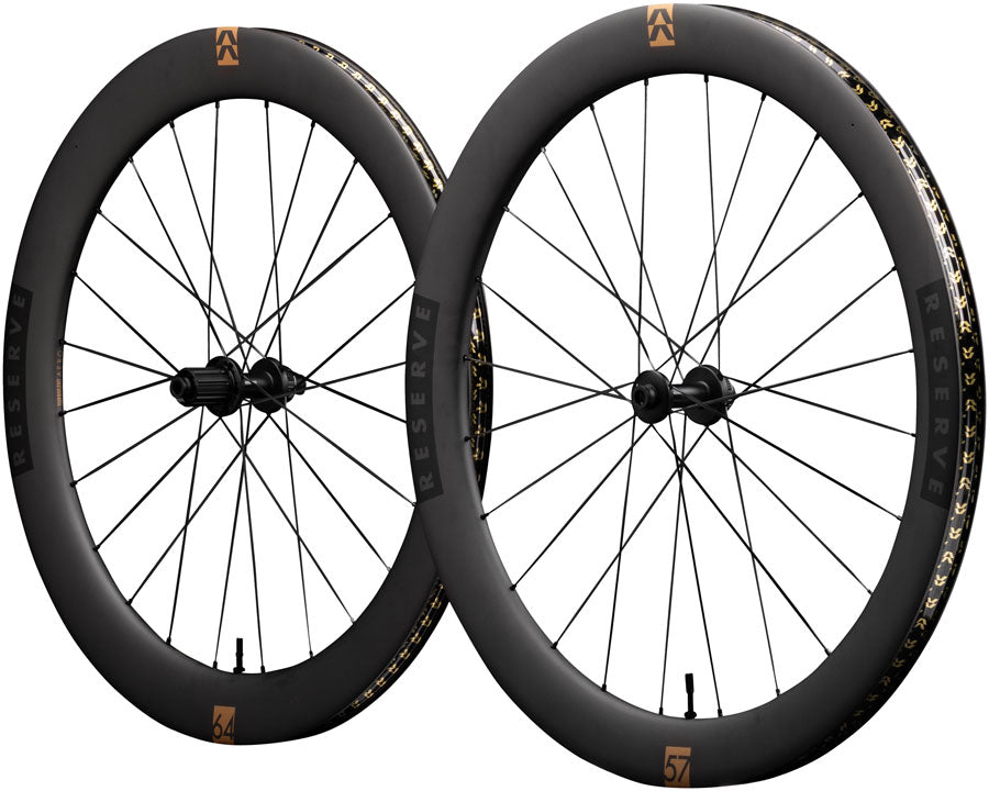 Reserve Wheels Reserve 57/64 Turbulent Aero Wheelset - 700 12 x 100/12 x 142 Center-Lock HG11 Carbon DT240-Goodwynn'sGoodwynn's