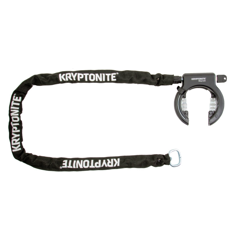 Kryptonite Ring Wheel Lock with Plug-In Chain - 5.5mm 120cm Chain Black-Goodwynn'sGoodwynn's