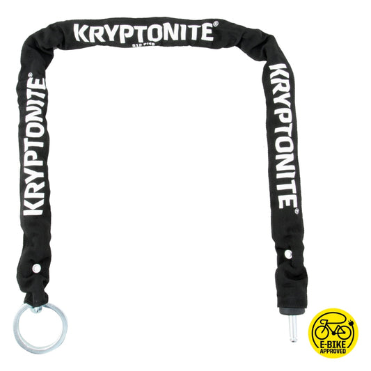 Kryptonite 912 Plug-In Chain Lock - For Ring Lock 9mm 120cm Length Black-Goodwynn's