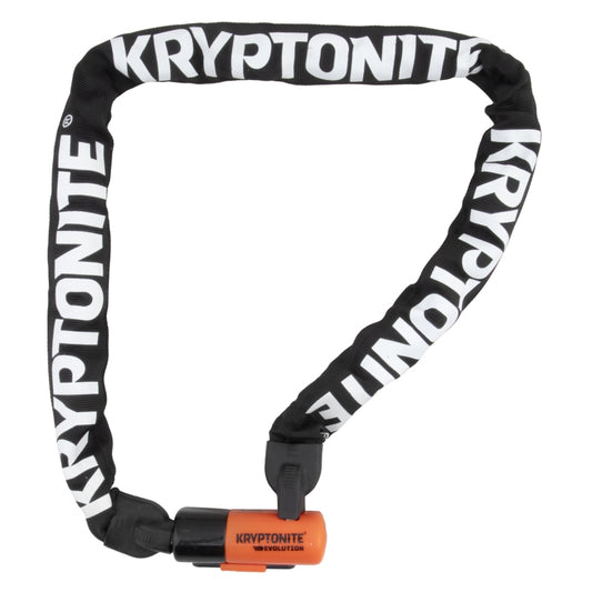 Kryptonite Evolution Series 4 Integrated Chain 10mm 4` 8.6`/ 143.86cm Key Blk/Org 8 of 10-Goodwynn's