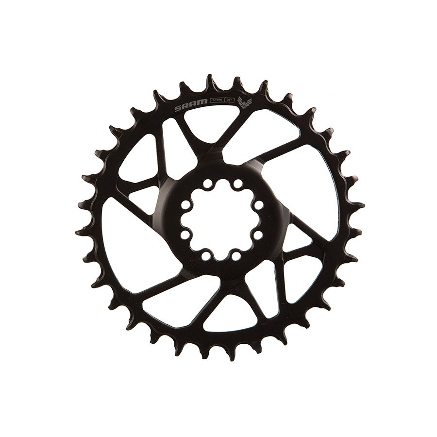 SRAM S1000 Eagle T-Type Direct Mount Chainring - 32t 12-Speed 8-Bolt Direct Mount 3mm Offset Steel BLK-Goodwynn&#39;sGoodwynn&#39;s