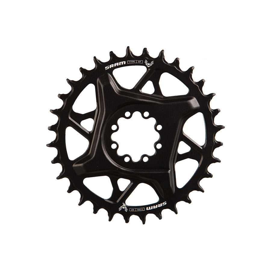 SRAM S1000 Eagle T-Type Direct Mount Chainring - 32t 12-Speed 8-Bolt Direct Mount 3mm Offset Aluminum BLK-Goodwynn'sGoodwynn's