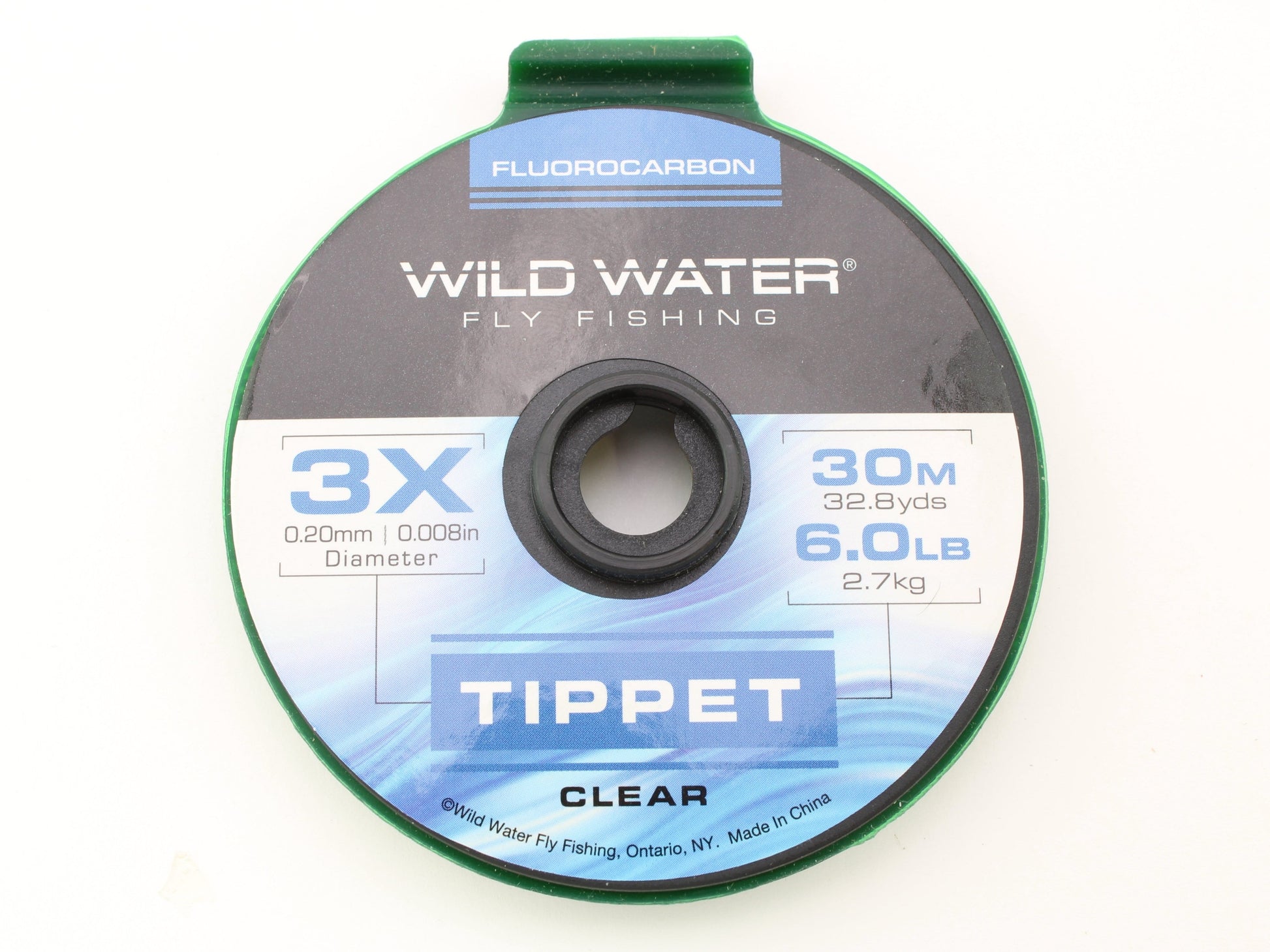 Wild Water Fly Fishing Fluorocarbon Tippet Spool 3X, 30m-Goodwynn'sGoodwynn's