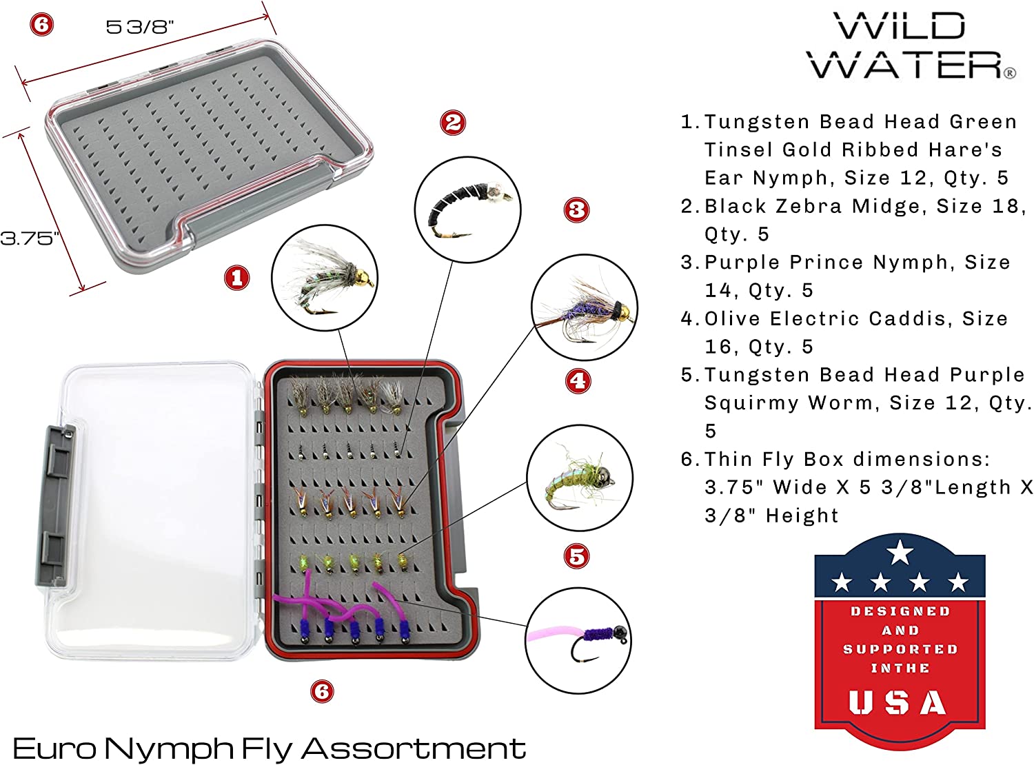 Wild Water Euro Nymphing Fly Fishing  Kit 3 wt 10 ft-Goodwynn'sGoodwynn's