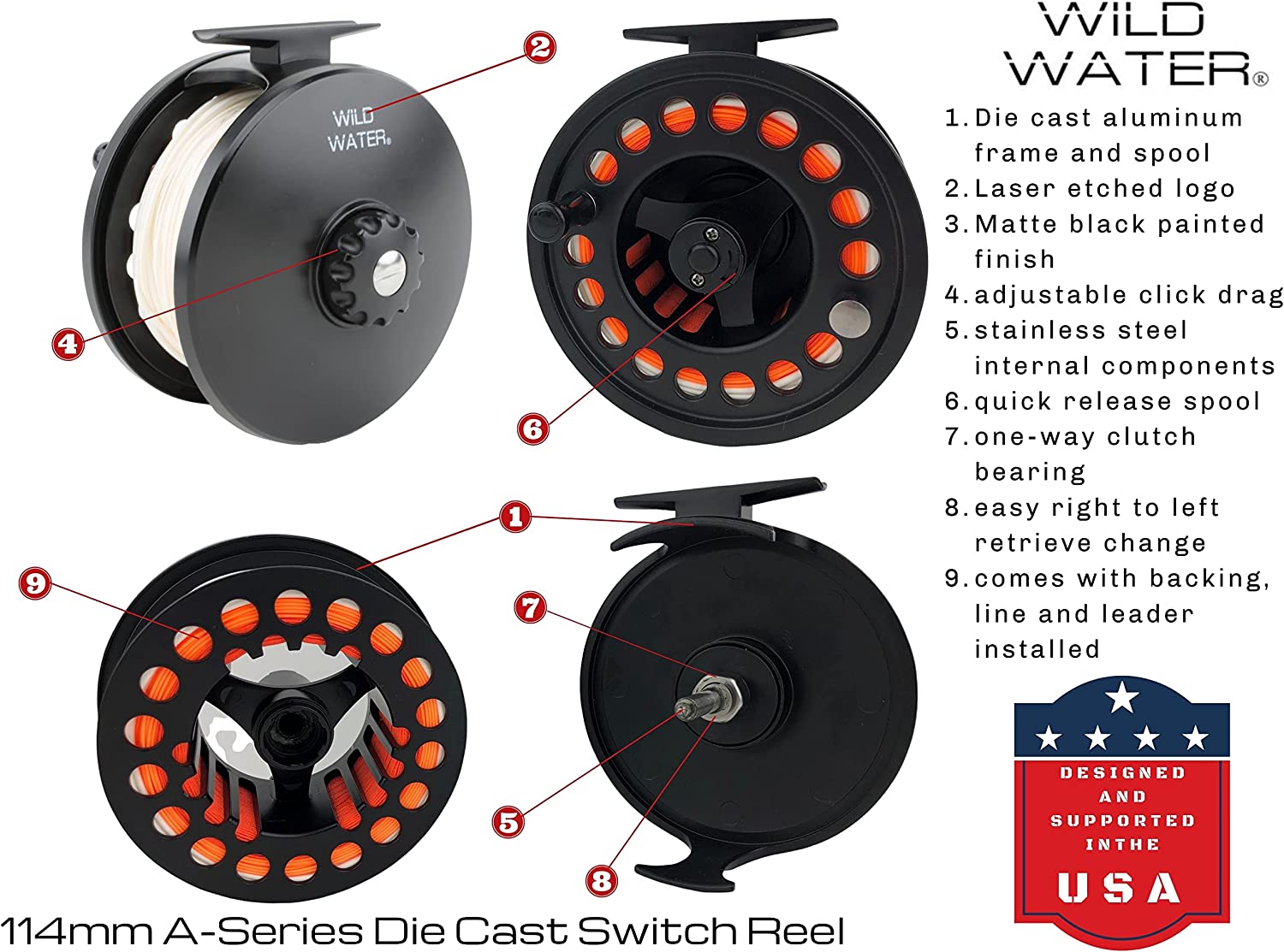 Wild Water Fly Fishing Kit for Steelhead, 11 ft 7 wt Switch Rod-Goodwynn'sGoodwynn's