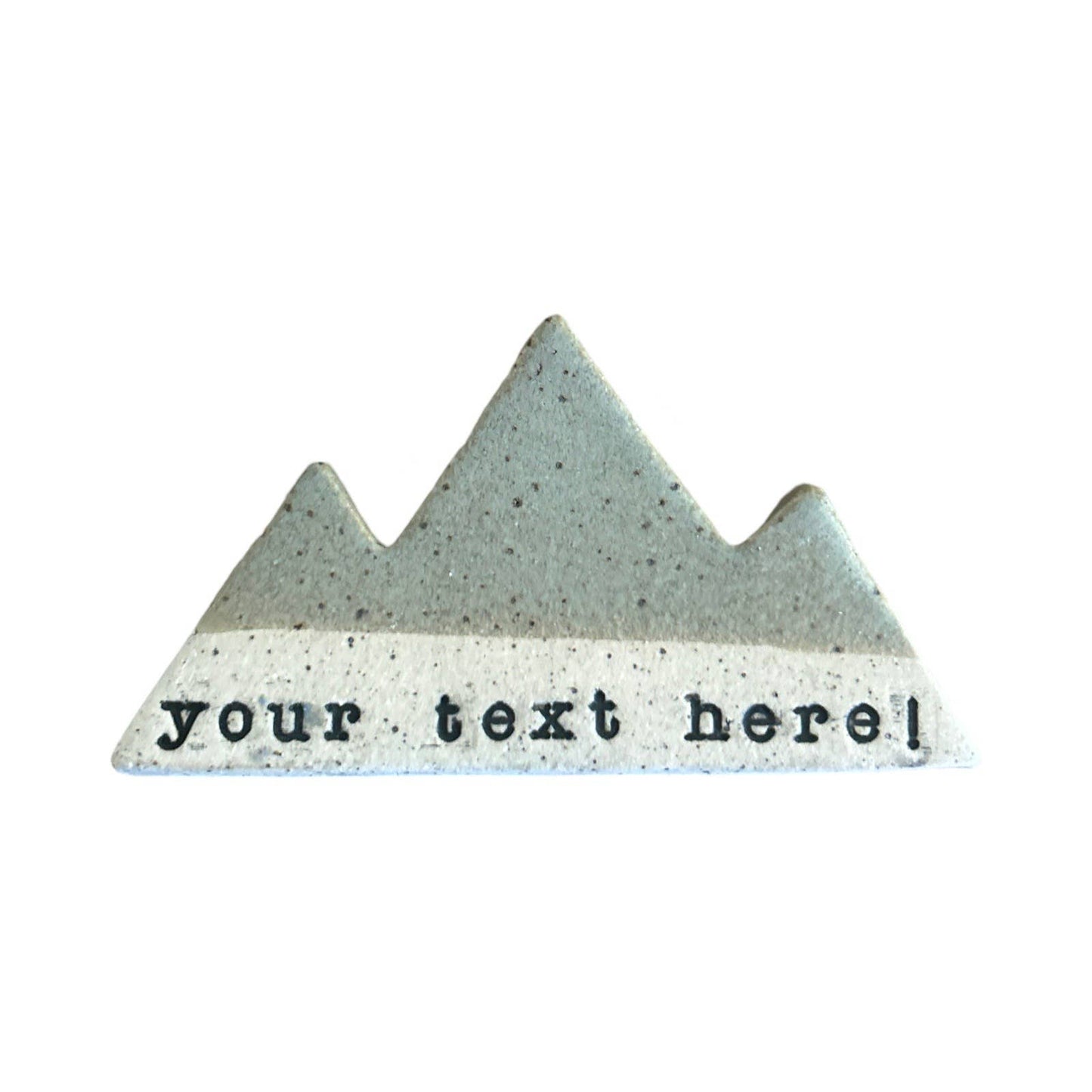 Mountain Bound Pottery - Customizable Mountain Magnet- MADE TO ORDER
